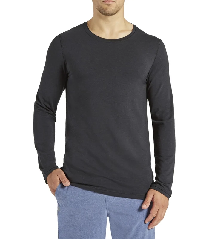 Manduka Men's Transcend Long Sleeve Tee Black / M