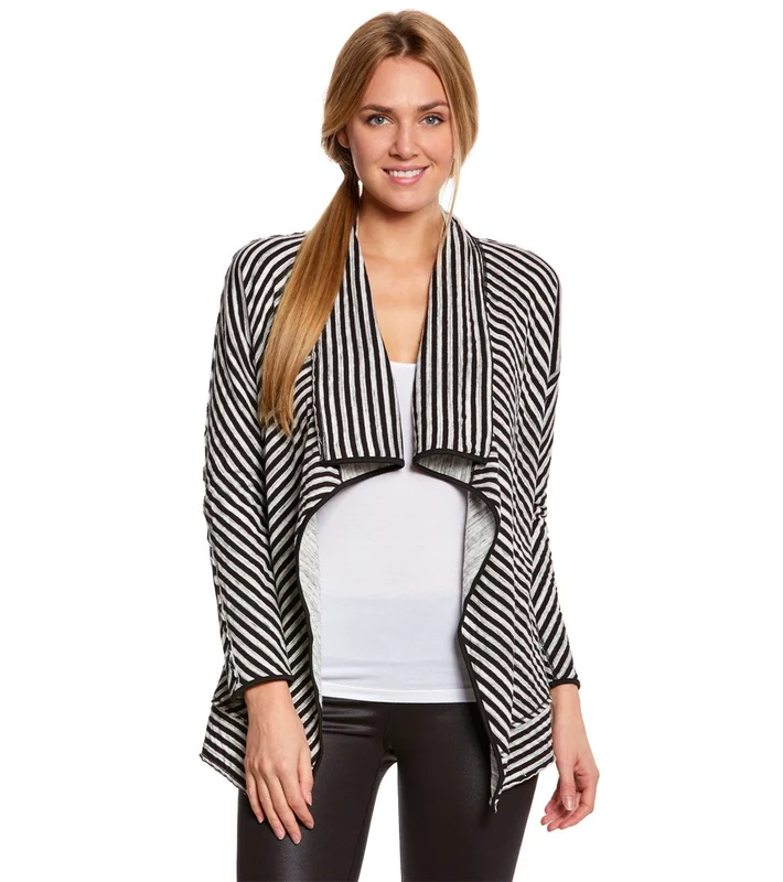Manduka Polarity Cardigan Black/White / XS