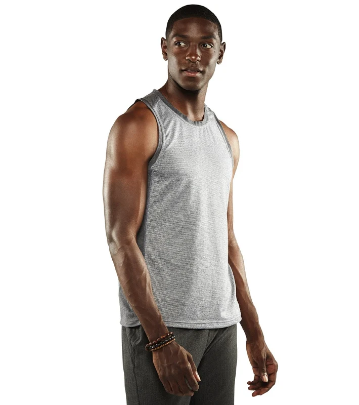 Manduka Men's Minimalist Yoga Tank Top Heather Grey / S