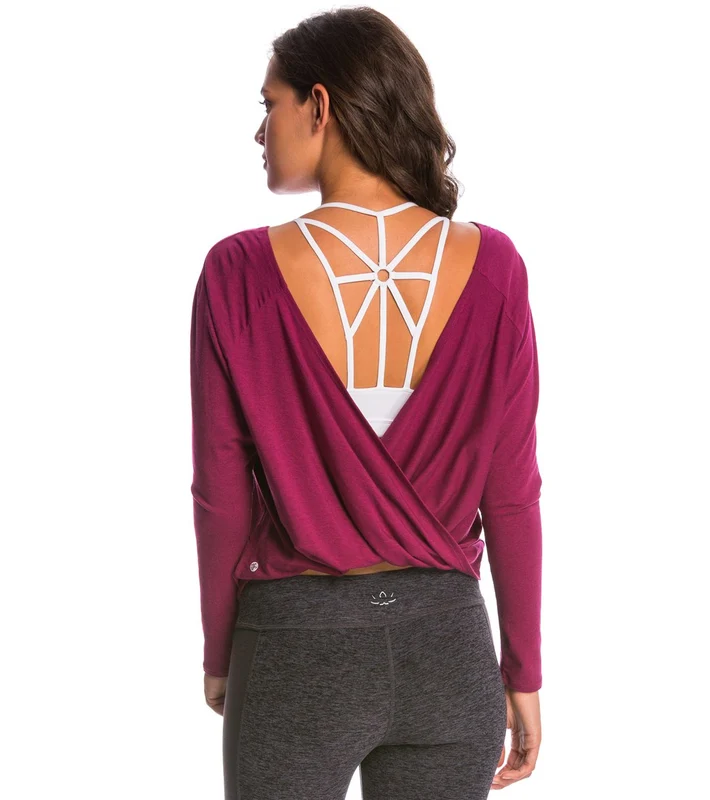 Manduka Twist Back Yoga Long Sleeve Top Persevere / XS