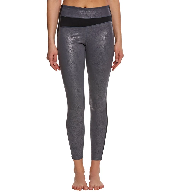 Manduka Surihaku Yoga Legging Black W/ Surihaku / XL