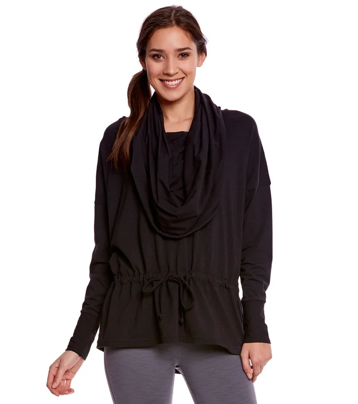 Manduka Ananda Yoga Hoodie Black / S