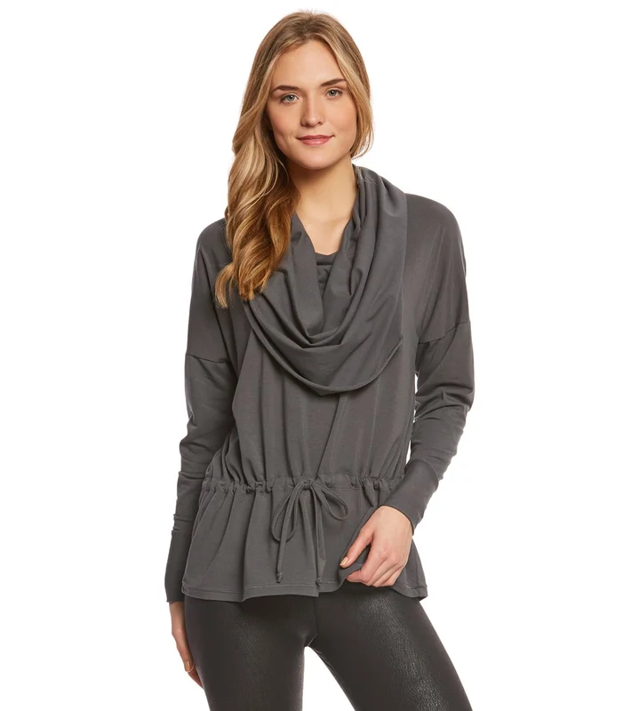 Manduka Ananda Yoga Hoodie Sediment / S