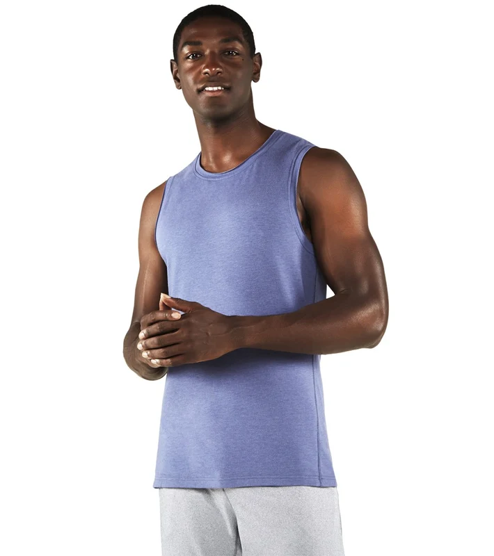 Manduka Men's Transcend Performance Tank Dusk Blue / XL