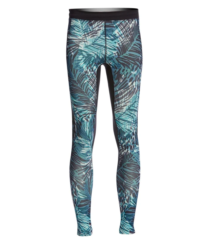 Manduka Men's Atman Yoga Tights Palm Print / M