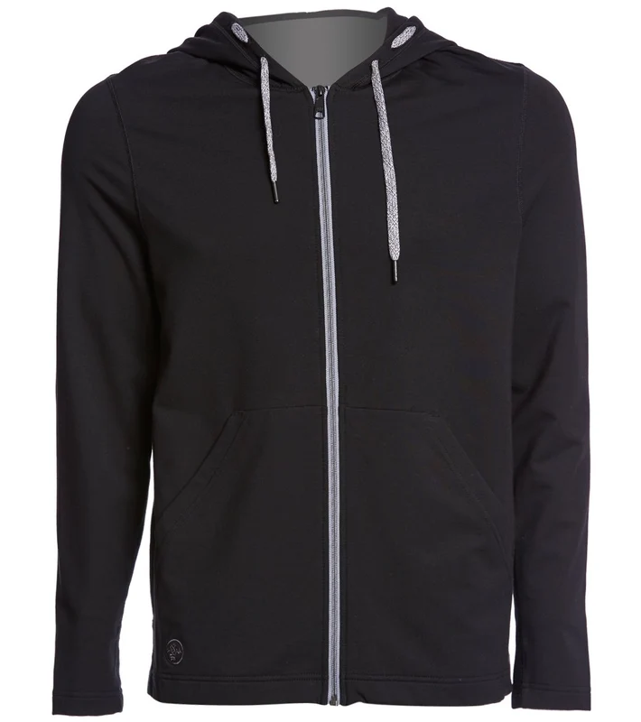 Manduka Men's Intentional After Workout Zip Hoodie Black / M