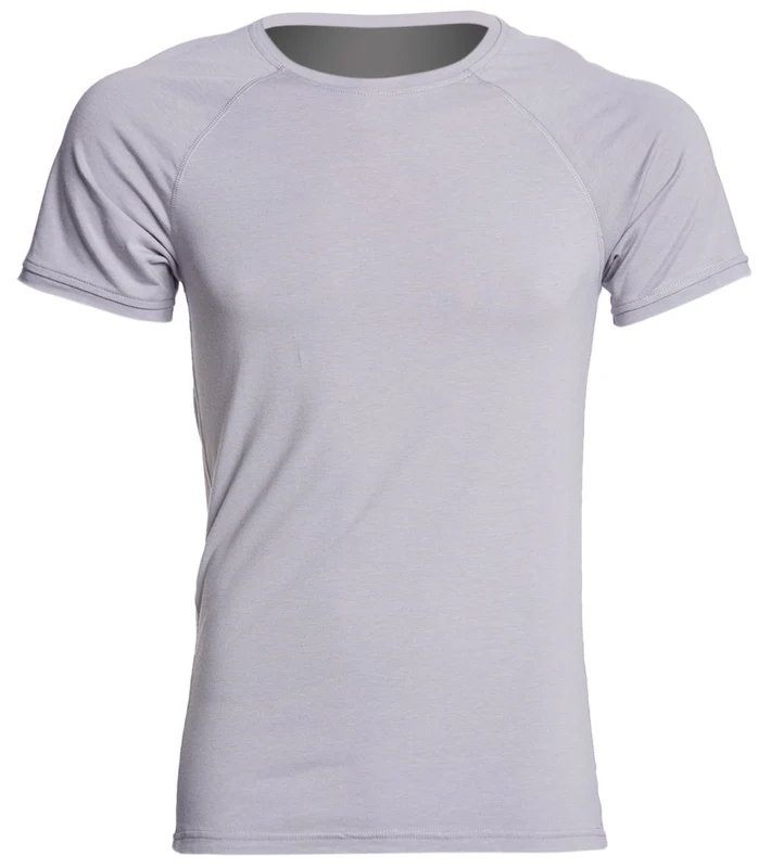 Manduka Men's Transcend Performance Raglan Tee Dawn Grey / M