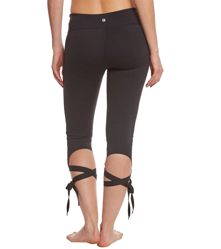 Manduka Flux Yoga Capris Black / L