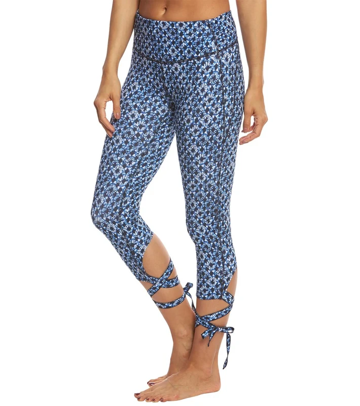 Manduka Flux Yoga Leggings Tile Print / M