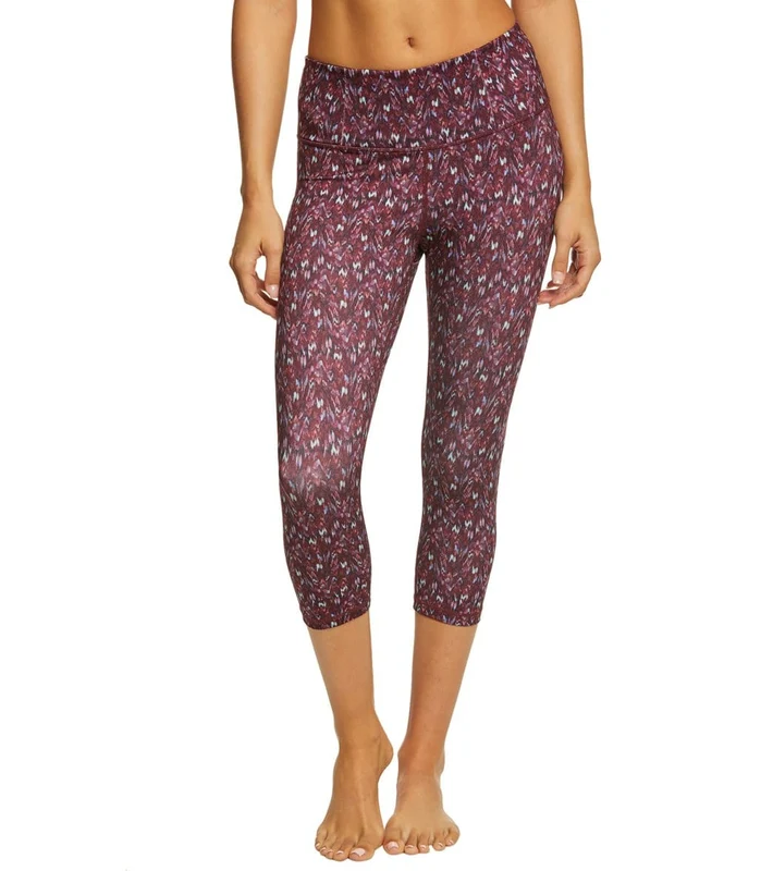 Manduka Essential Yoga Capris Adaptation Print / M