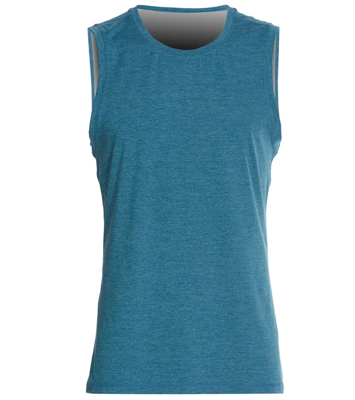 Manduka Men's Cross Train Tank Heather Maldive / S