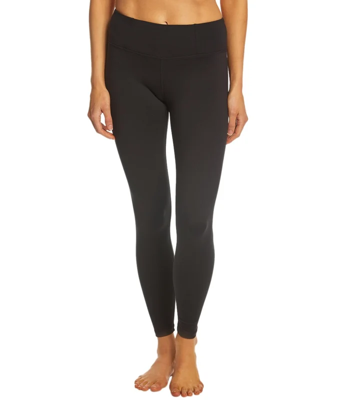 Manduka Essential Long Yoga Leggings Black Jersey / S