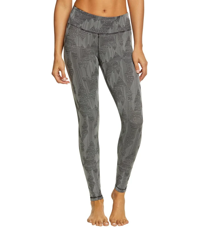 Manduka Essential Long Yoga Leggings Geo Jaquard / L