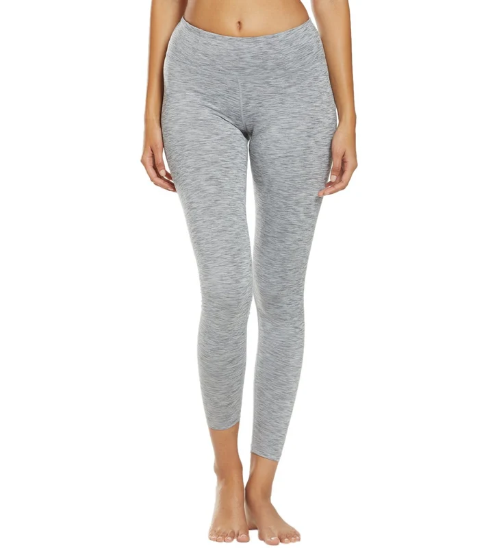 Manduka Essential Long Yoga Leggings Feather Grey Melange / XL