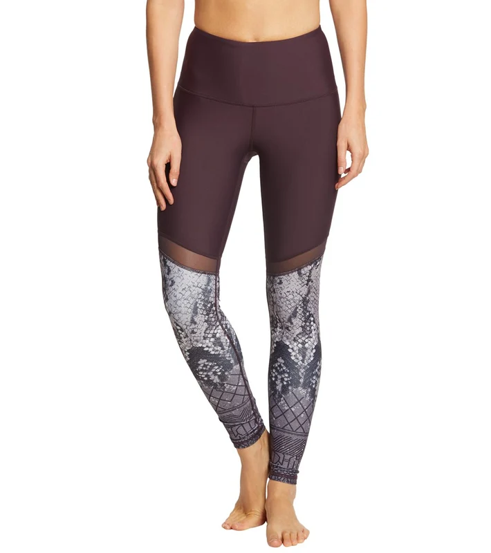 Manduka Engineered High Line Yoga Leggings Serpent Print / L