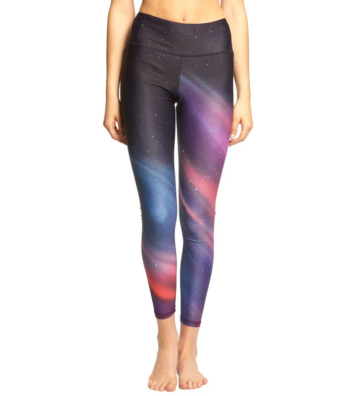 Manduka Engineered Printed Yoga Leggings Aurora Print / XS
