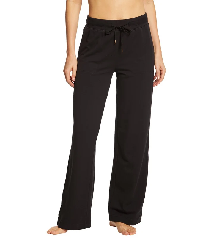Manduka Resolution Wide Leg Pants Black / XS