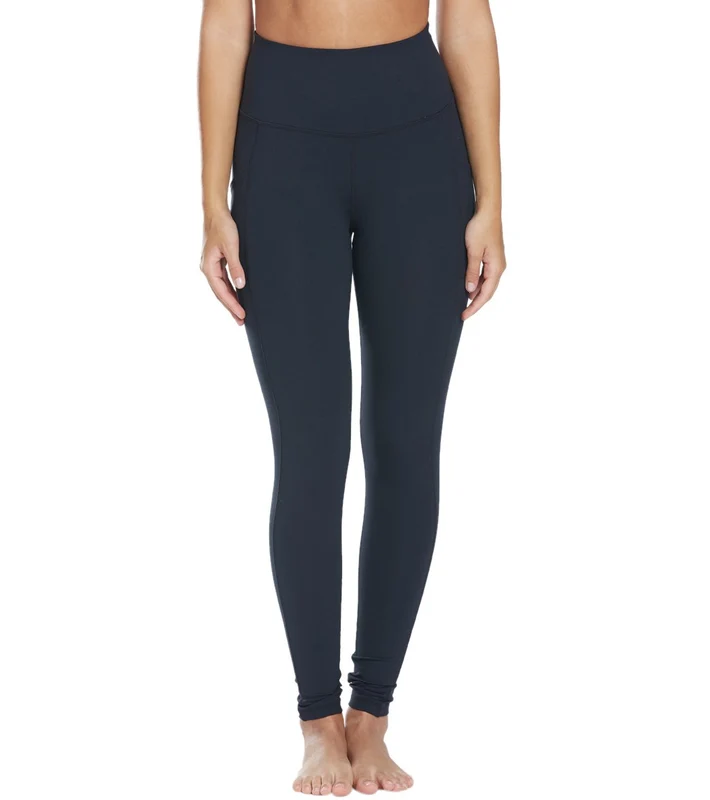 Manduka Essential High Waisted Pocket Yoga Leggings Black / M