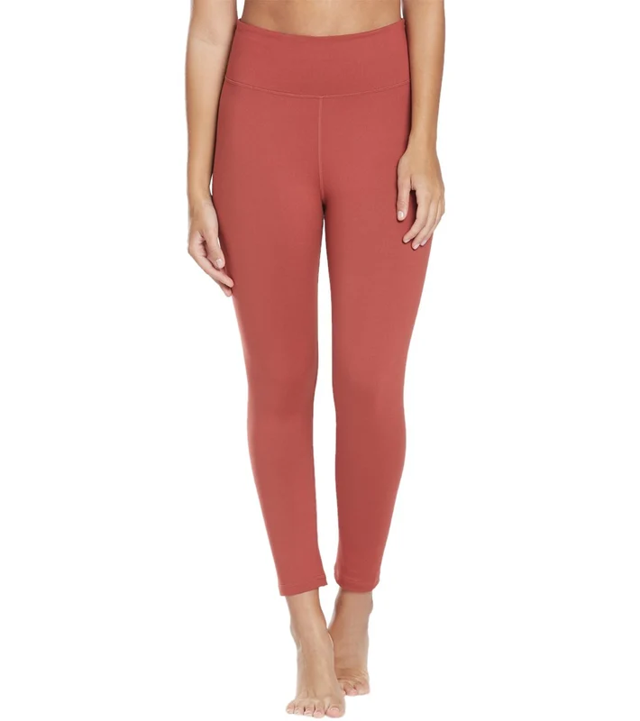 Manduka Essential Cropped Yoga Leggings Terracotta / M