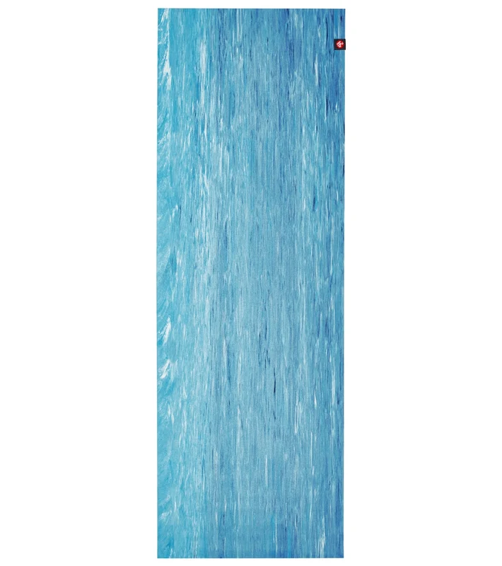 Manduka eKO SuperLite Travel Yoga Mat 71" 1.5mm Dresden Blue Marbled
