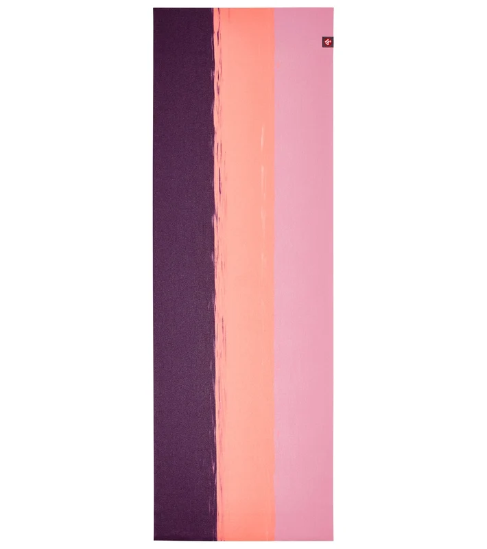 Manduka eKO SuperLite Travel Yoga Mat 71" 1.5mm Fuchsia Three Stripe