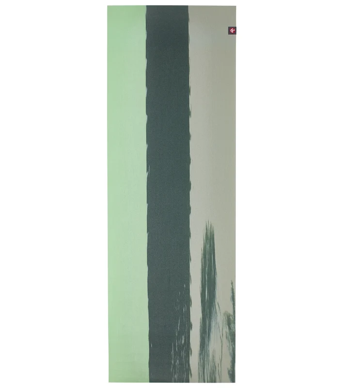 Manduka eKO SuperLite Travel Yoga Mat 71" 1.5mm Green Ash Three Stripe
