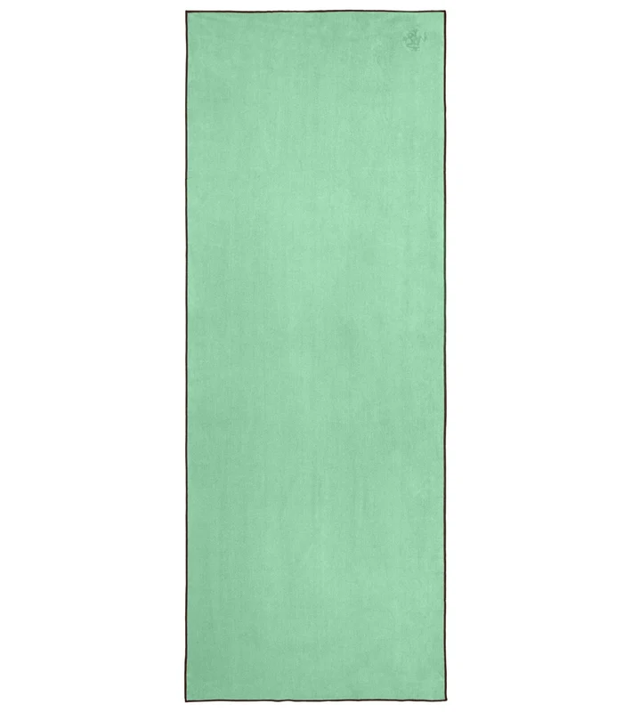 Manduka eQua Yoga Mat Towel Green Ash