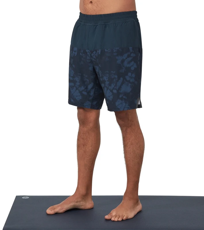Manduka Men's Pro Classic Rise Shorts DARK SAPPHIRE COMBO / S