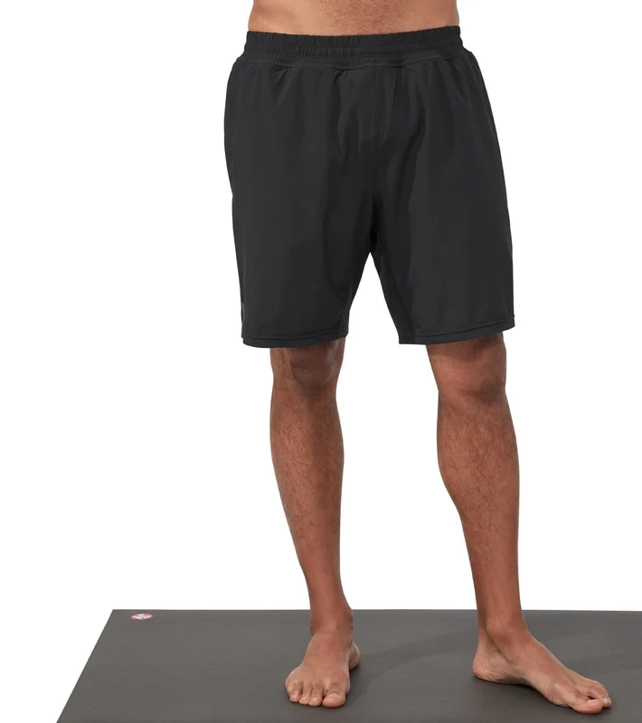 Manduka Men's Pro Classic Rise Shorts Black / XL