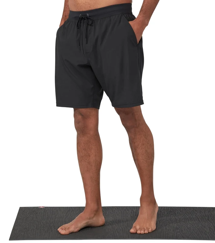 Manduka Men's Performance Classic Rise Shorts Black / M