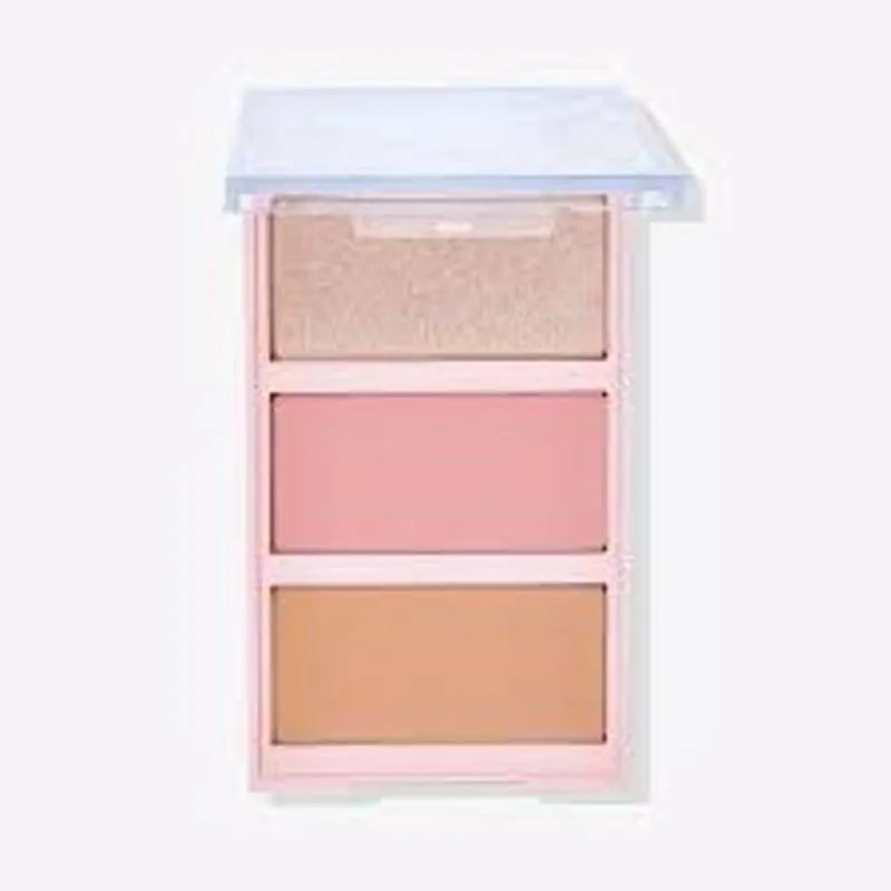 Paleta Face Cheeky Claymate Blush, Bronzer &amp; Highlighter