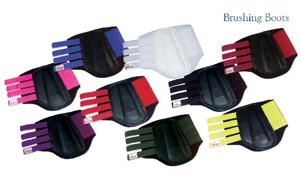 Nunn Finer Brushing Boot Black/Royal Straps / 3 Strap