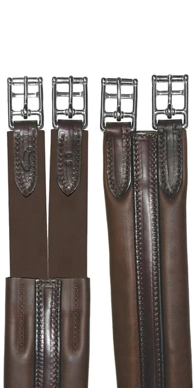 Nunn Finer Contour Girth Single End 38 Blk Havana / 56