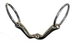 Nunn Finer Single Jointed Loose Ring Bit 5.125 Black / 58"L