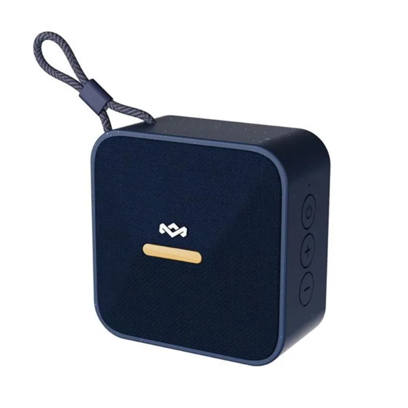 House of Marley Rise Up Portable Bluetooth Speaker with IP67 Waterproof Rating - Blue