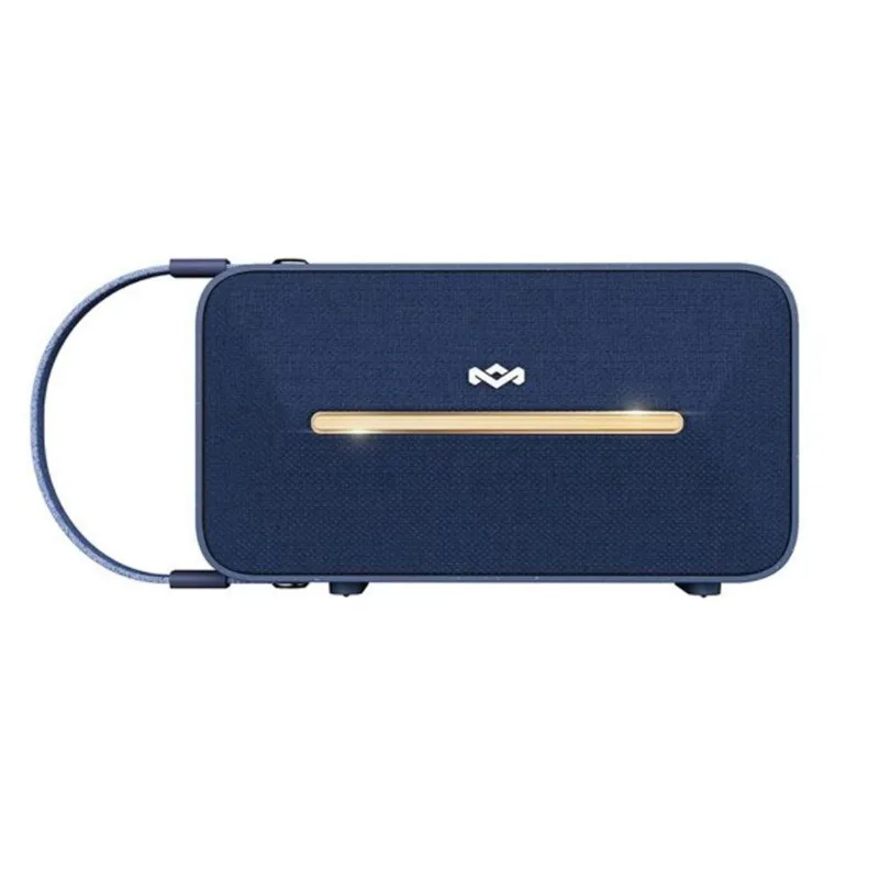 House of Marley Rise Up Solar Portable Bluetooth Speaker with Integrated Solar Panel - Blue