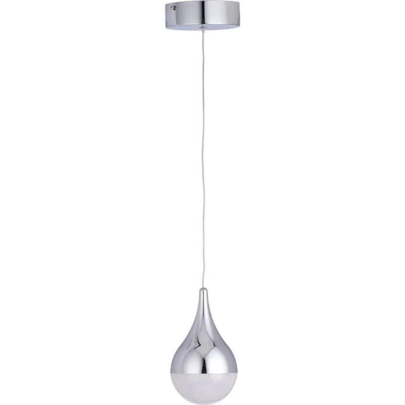 "Glitzer" Dimmable Pendant Light - 10 W LED - Chrome