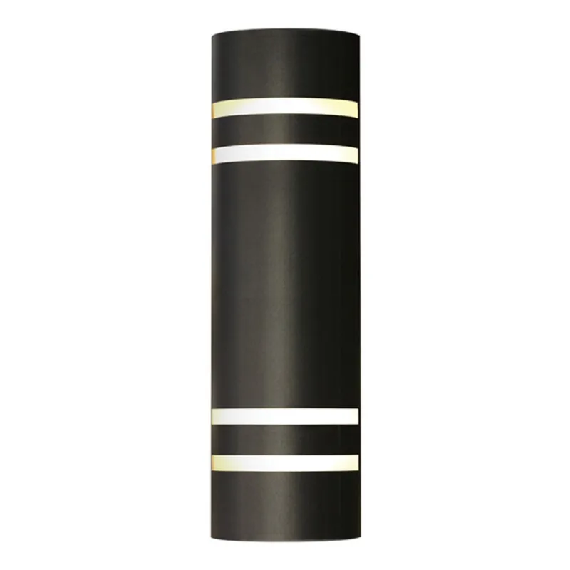 Artika Voltz Wall Sconce Outdoor Cylindrical LED - Black