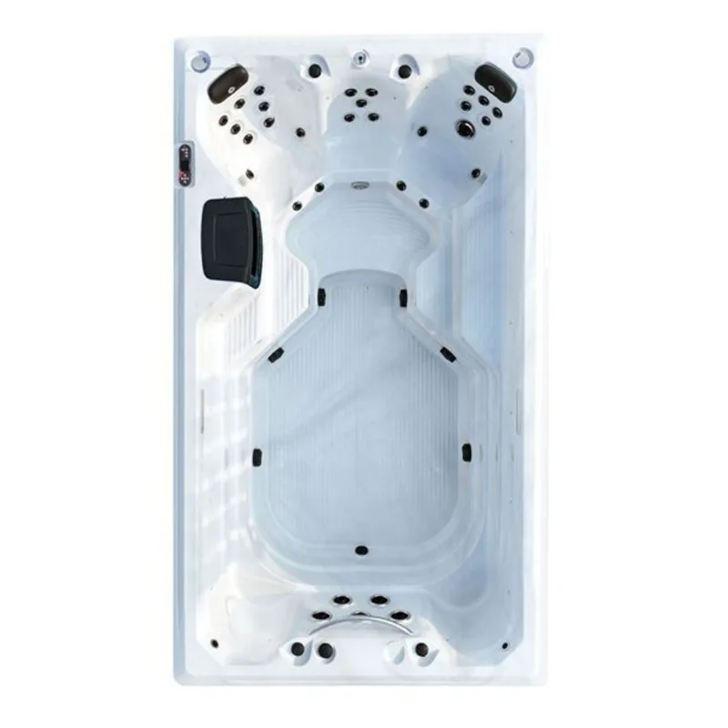 Canadian Spa Company Hudson Swim Spa for 3 People with 31 Jets, Rectangular 13-ft