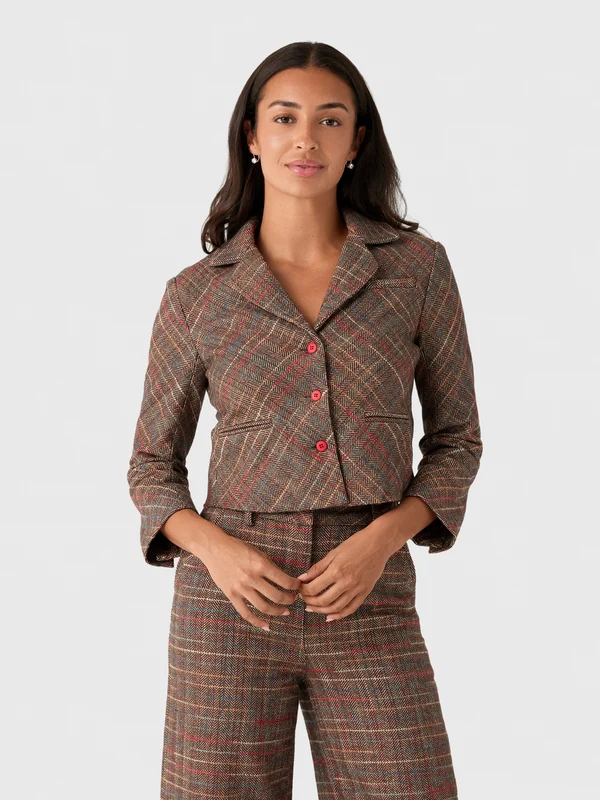 Rosie Assoulin Women's Cropped Jacket 4 / rainbow