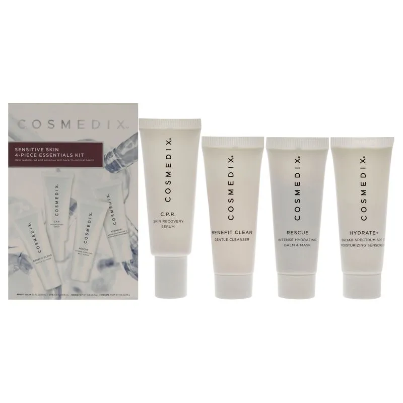Kit De Cuidados Com A Pele Cosmedix Sensitive Skin Com Esfoliação E Hidratação