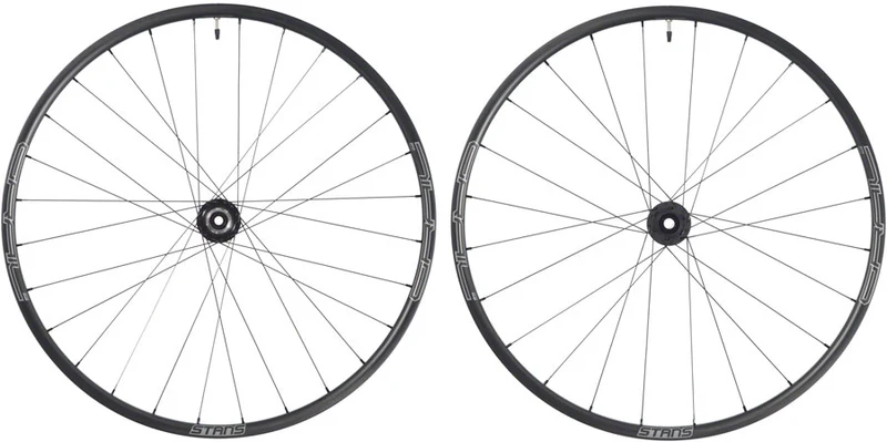 Stan's No Tubes Grail CB7 Pro Wheelset Wheelset 700c Carbon 15 x 100mm Front 12 x 142mm Rear 6-Bolt Disc Shimano Freehub Black