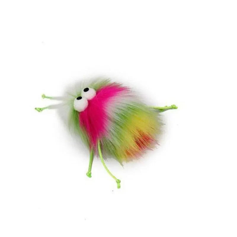 Brinquedo Afp Furry Ball Fluffer Rosa Para Gatos