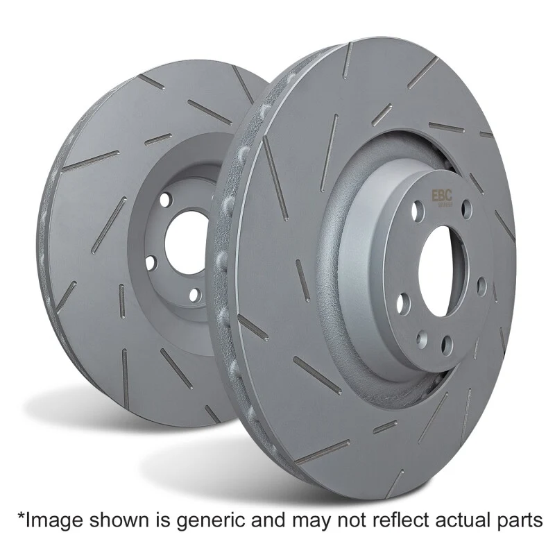 EBC 05-07 Ford F350 (inc Super Duty) 5.4 DRW 4WD USR Slotted Front Rotors