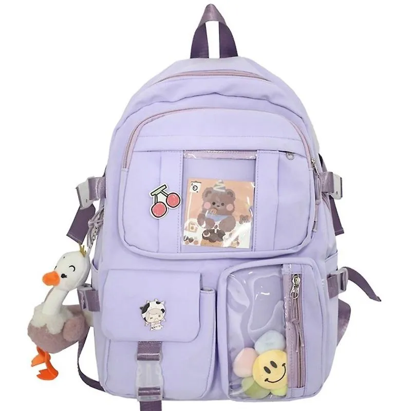 Mochila transparente para estudante estudante coreana do ens