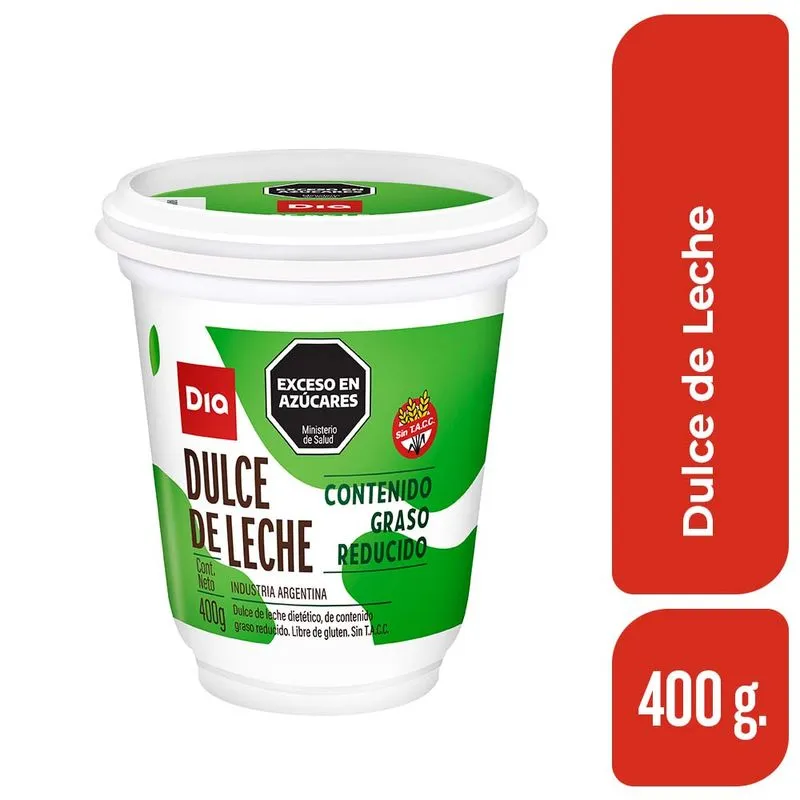Dulce de Leche Dietetico De Contenido Graso Reducido 400 Gr.