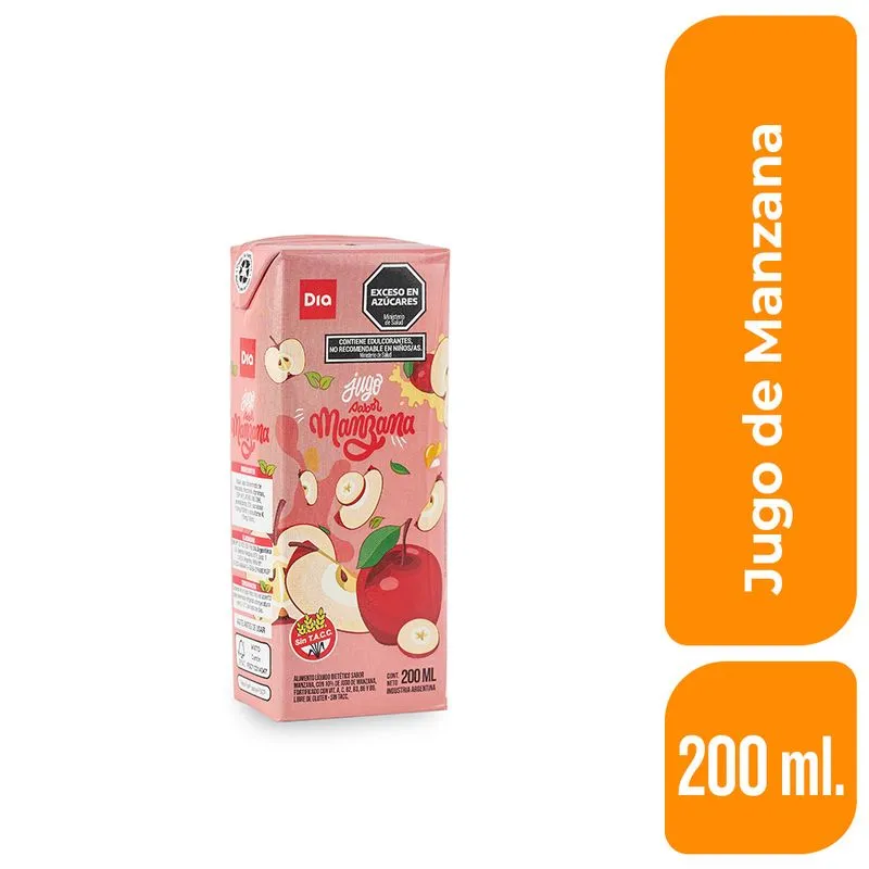 Jugo Sabor Manzana Dia 200 Ml.