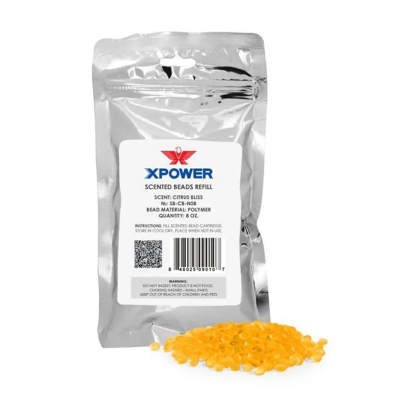 XPOWER 8 Oz Scented Air Mover Aroma Beads Refill Citrus Bliss