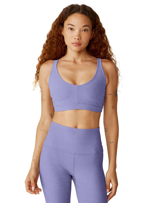 Beyond Yoga Spacedye Embody Bra Periwinkle Cloud Heather / L