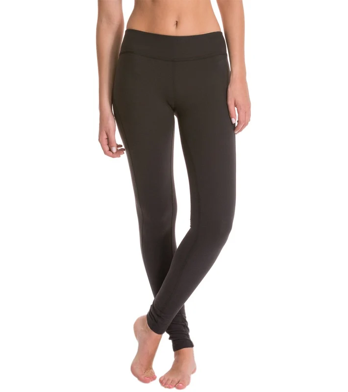 Beyond Yoga Women's Side Panel Long Yoga Leggings Black / M